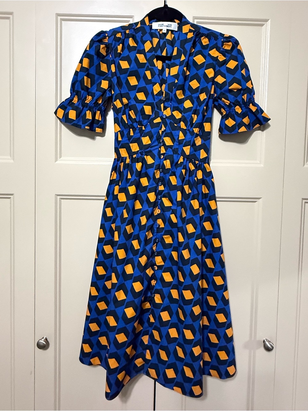 Diane von Furstenberg Erica Printed Midi Dress